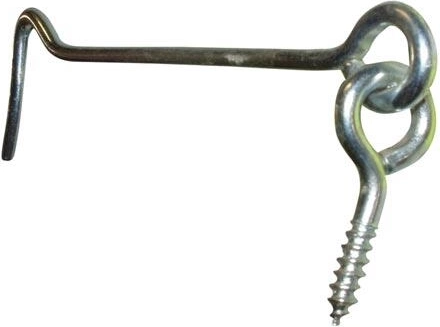 Hák na dveře pozinkovaný 125 mm (sada 10 ks)