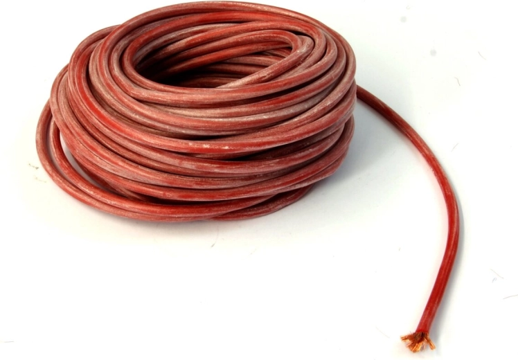 Silikonový vodič 2,5 mm² 10 m červený