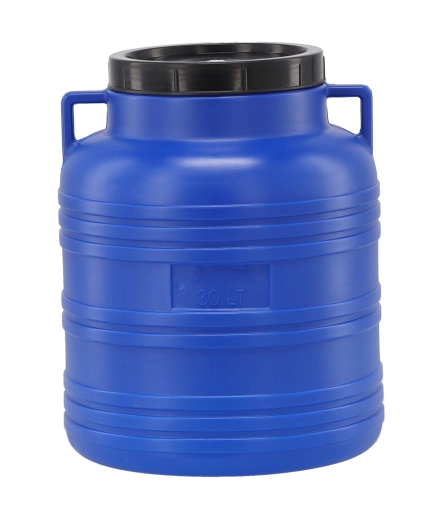 Plastová bečka 30 l s víkem a úchyty pro fermentaci a skladování potravin