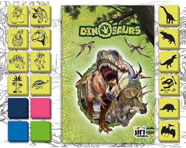Zábavné razítkování Dinosauři