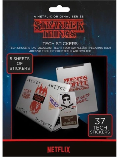 Vinylové samolepky Stranger Things, 37 ks