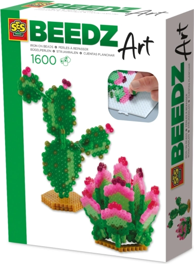 Zažehlovací korálky Art – kaktus a sukulenty 3D