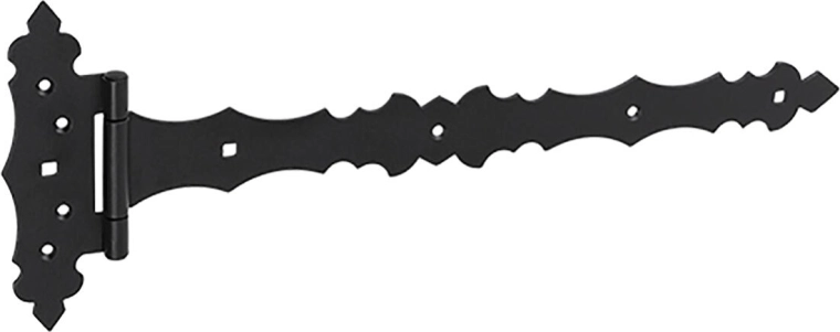 Ozdobný dveřní závěs 400 × 30 × 170 × 2,5 mm, černý