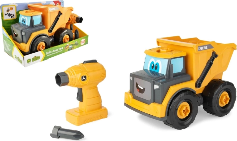 Tomy JOHN DEERE stavěcí sklápěčka s vrtačkou Build-A-Buddy