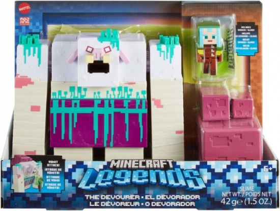 Figurka MINECRAFT LEGENDS Devastator se slizem + Strážce