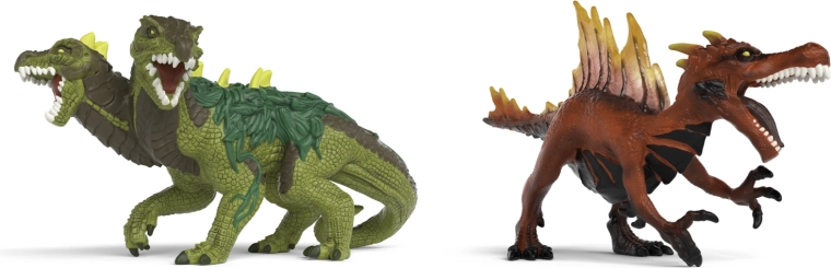 Sada figurek Ohnivý dinosaurus vs. ještěr z džungle