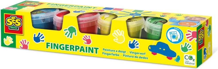 Prstové barvy základní barvy 4 × 110 ml