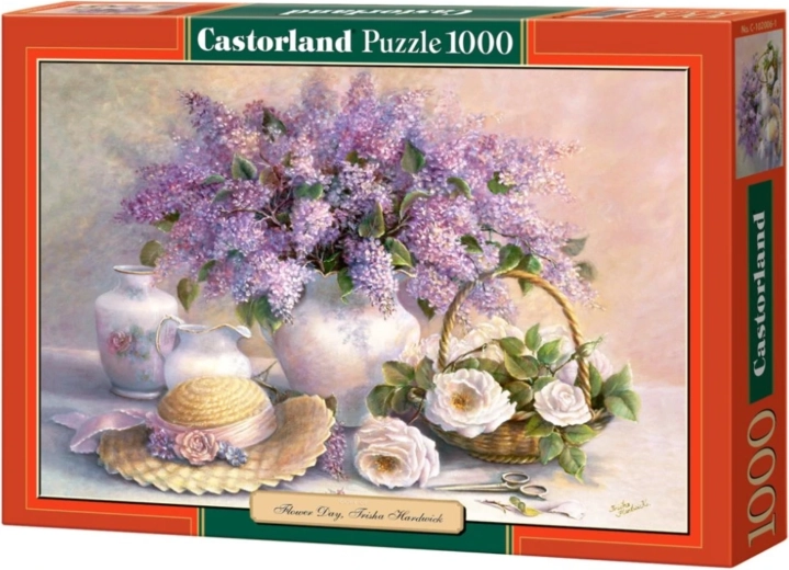 Castorland puzzle květiny – šeříky a růže, 1000 dílků