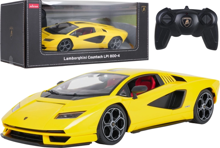 Rastar dálkově ovládané auto Lamborghini Countach LPI 800-4 žluté 1:16