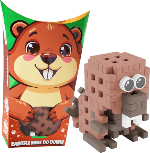 Stavebnice Mini Waffle Pocket Pets – bobr