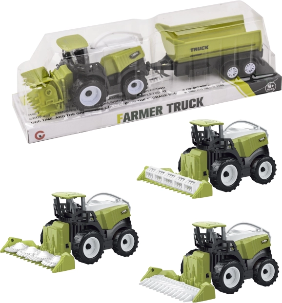 Kombajn s přípojným vozíkem