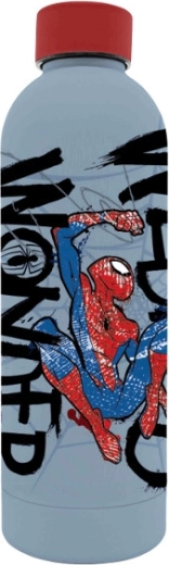 Nerezová láhev s 3D potiskem SPIDERMAN 500 ml