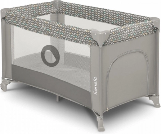 Cestovní postýlka LIONELO Stefi – Grey