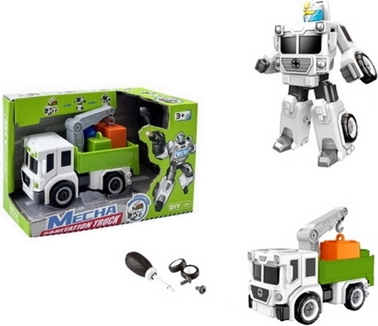 Robot 2v1 – popelářský vůz a transformující robot