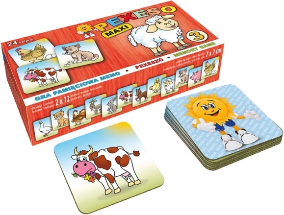 pexeso mfp lux – zvířátka na dvorku