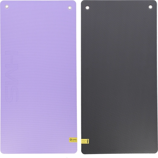 Studiová fitness podložka s oky HMS Premium, fialová