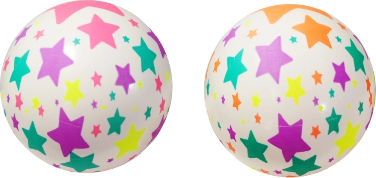 Gumový míč s hvězdičkami pro děti