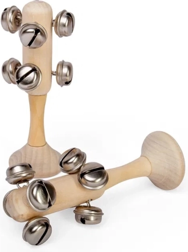 Bigjigs Toys rolničky mini – přírodní dřevěná hračka