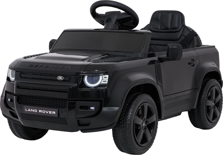 Dětské elektrické auto Land Rover Defender černé s dálkovým ovládáním