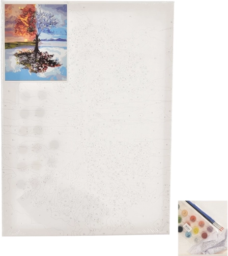 Malování podle čísel – strom 30 × 40 cm