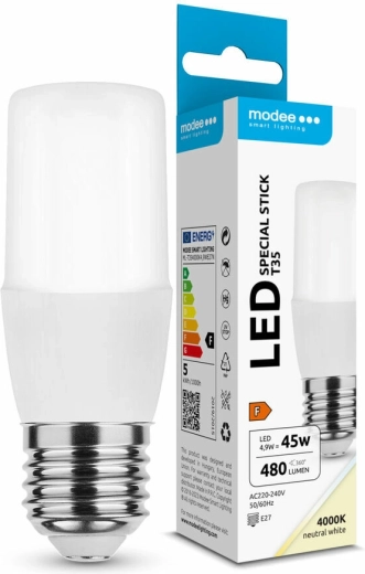 LED žárovka Modee Lighting Special Stick T35 4,9 W E27, neutrální bílá, 480 lm