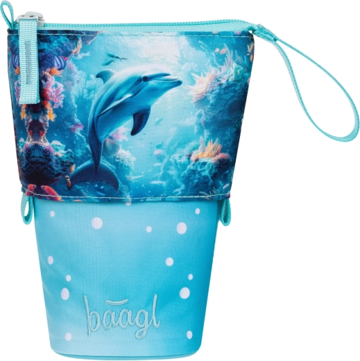 Školní pastelkovník s motivem delfína BAAGL GRS