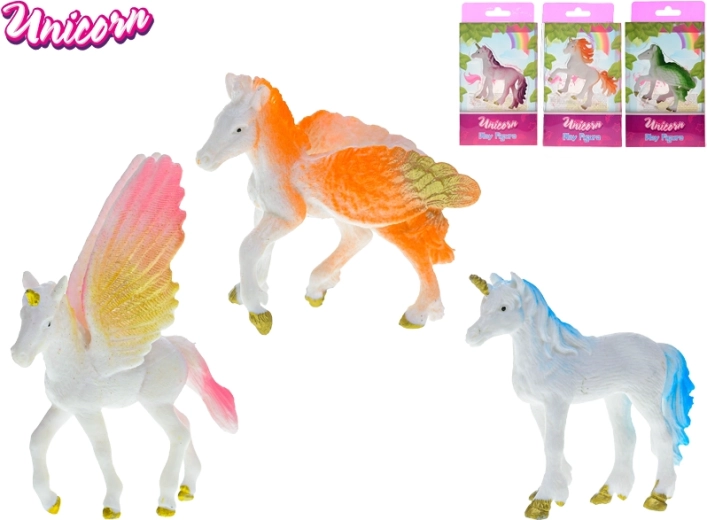 Unicorn jednorožec figurka 9 cm – 4 druhy, mix barev