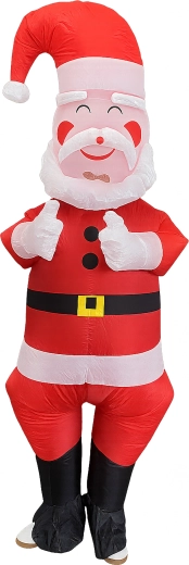 Nafukovací kostým Mikuláše pro dospělé
