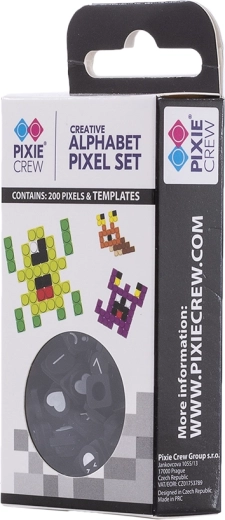 Pixie Crew tematická sada malých pixelů s písmeny a znaky