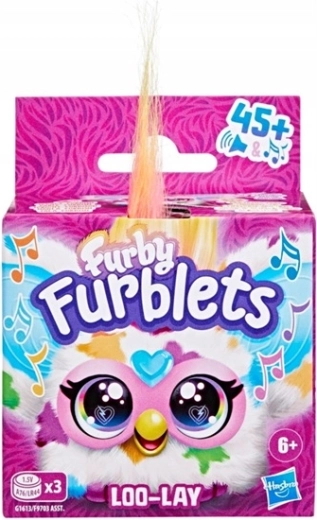 Furby Furblets Loo-Lay interaktivní mini plyšák s klipem