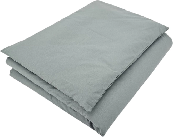 Bavlněné povlečení do dětské postýlky 2dílné 90 × 120 cm – Olive Green
