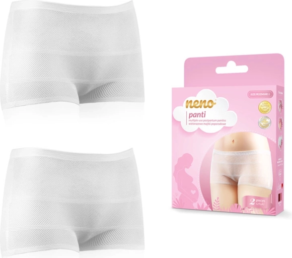 Neno Panti opakovaně použitelné poporodní kalhotky M (2 ks)