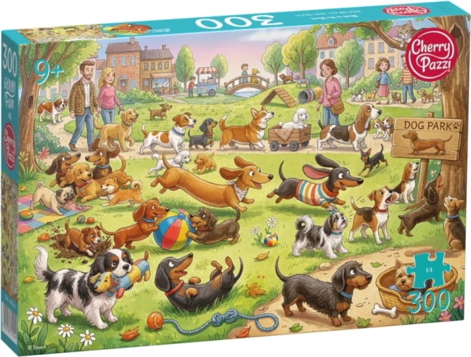 Cherry Pazzi puzzle Psi v parku 300 dílků