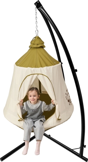 2Kids Toys houpačka – závěsný stan se stojanem