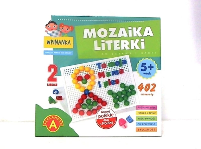Mozaiková vkládačka písmenka