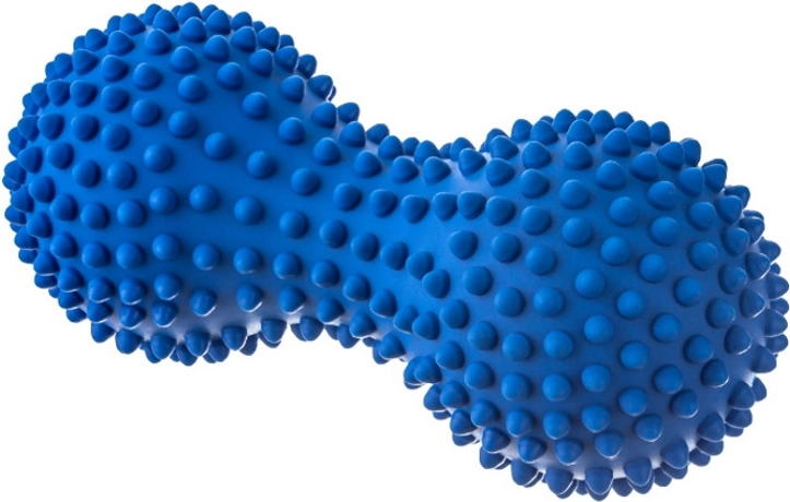 Masážní váleček duoball 15,5 cm modrý