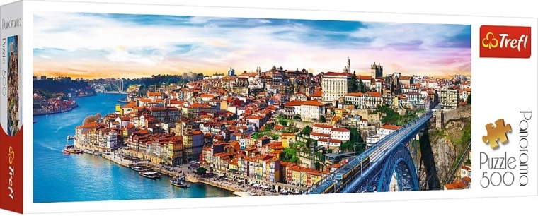 Panoramatické Puzzle Porto 500 ks