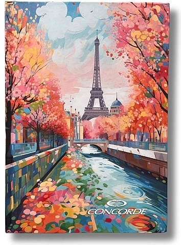 Záznamní kniha A5 s linkami 8 mm, 100 listů CONCORDE