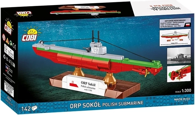 Cobi WWII ORP Sokół polská ponorka 1:300