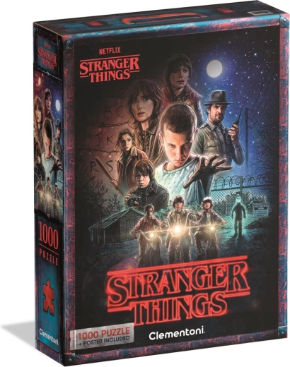 Puzzle 1000 dílků NETFLIX STRANGER THINGS – plakát od Clementoni