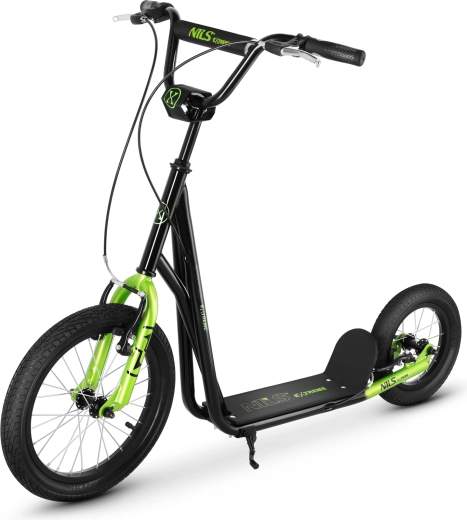 Koloběžka s nafukovacími koly 16/12 pro město i cestu Nils Extreme