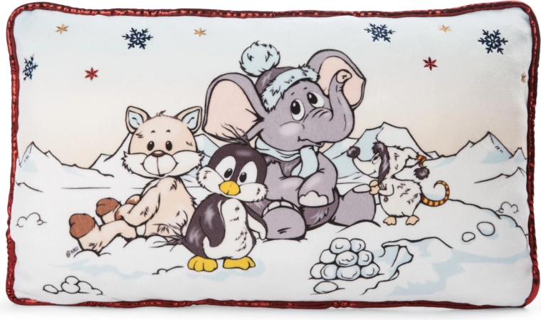 NICI polštář slon, tučňák a lední liška 43 × 25 cm