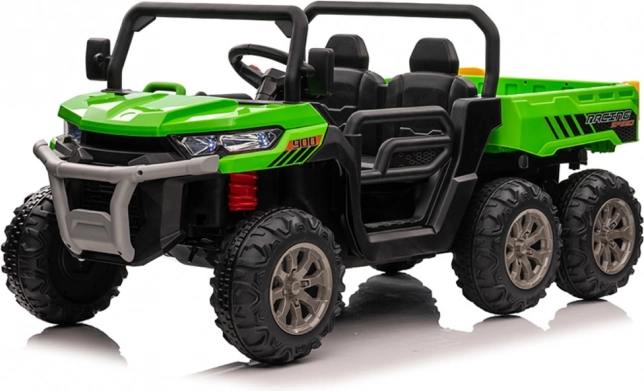 Dětské elektrické auto Farmer Truck 24V s vyklápěcí korbou – Zelená