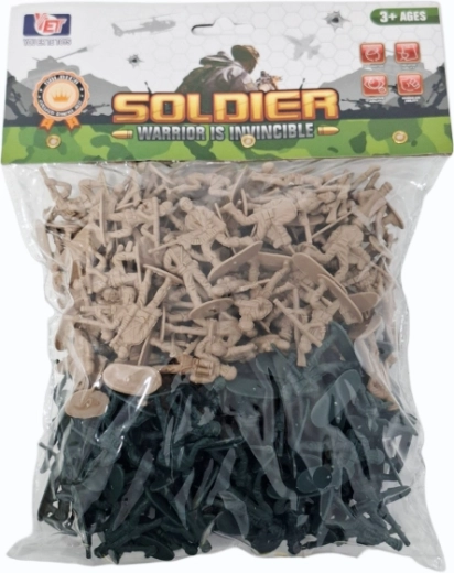Plastoví vojáčci – sada figurek do bitevních scén