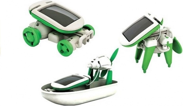 Edukativní solární robot 6 v 1
