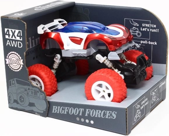 Kovové autíčko 4x4 s odpružením