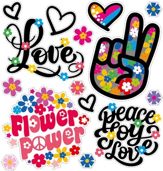 Nažehlovací nálepka Síla Květin malý arch