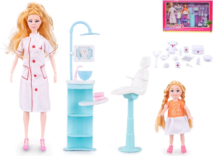 Panenka doktorka s malou pacientkou 29 cm