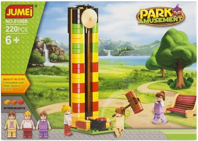 Stavebnice Jumei park zábavy 220 dílků 30 × 21 cm - 1 kus