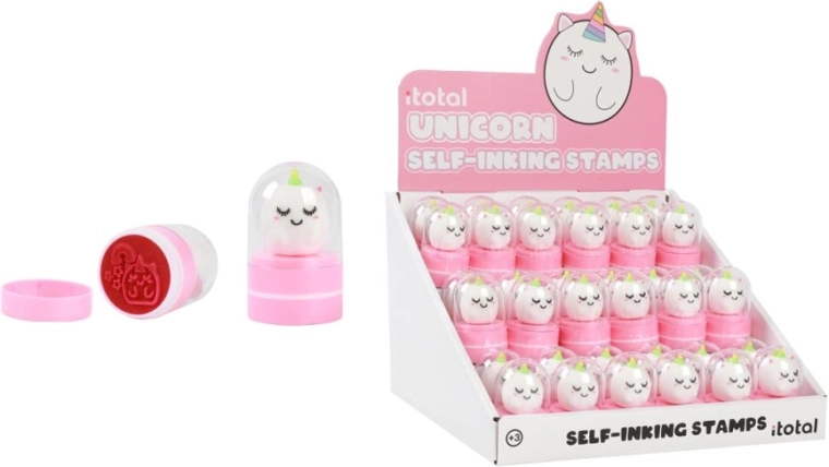 Displej razítek s jednorožcem Stay Wild – 36 ks